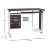 Scrivania per Computer Porta PC, Scrivania per Cameretta e Ufficio con Cassetto Legno 100x52x75 cm CQ4920-019CQ4