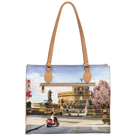 YNot borsa square shopping bag Roman Holidays YES602S4