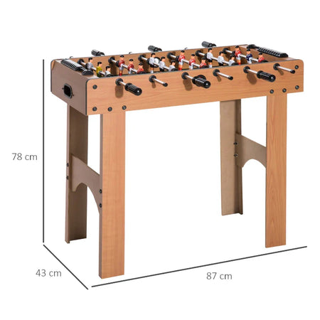 Calcio Balilla Professionale per Bambini e Adulti con Aste in Legno MDF 92x46x78cm TP4A70-022TP4