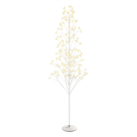 Albero di natale luminoso "Flash" colore bianco con led a luce calda Decorazione da interno