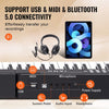 Pianoforte Digitale 88 Tasti VEVOR con Bluetooth, Supporto Regolabile e Altoparlanti Stereo