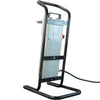 Quadro Elettrico di Distribuzione da Cantiere - 3Prese 220V e Fungo di Emergenza su Cavalletto d'acciaio - ElettroWatt.eu