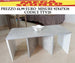 ttv20 tavolino da salotto soggiorno bianco e grigio cemento in legno tavolinetto caffè