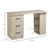 Scrivania PC Moderna per Camera con 3 Cassetti e 3 Scaffali in Legno per Casa e Ufficio 120x49x72cm VQ1836-068V01NDVQ1