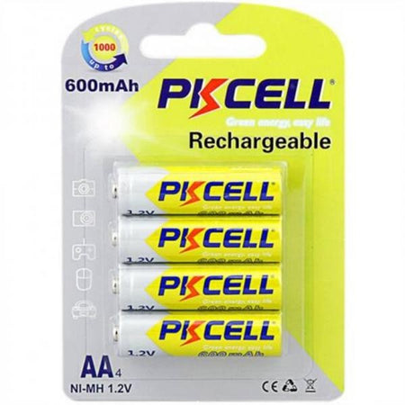 Batterie Ricaricabili Stilo Aa Ni-Mh 2000 Mah 1,2 V Blister 4 Pezzi