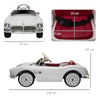 Macchina Elettrica per Bambini a 2 Porte con Licenza BMW 507, con Clacson e Telecomando, 115x55x47 cm, Bianca NH4370-305V90WTNH4