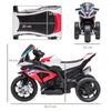 Moto per Bambini 18-60 Mesi Modello BMW HP4 con Fari, Musica e Pedali, in PP e Metallo, 82.5x42x54 cm, Rosso WS6370-211V90RDWS6