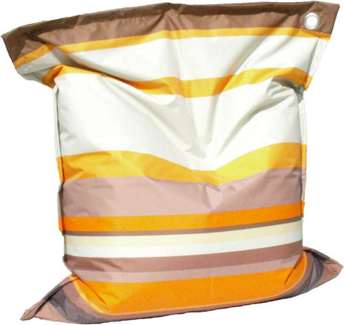 Cuscinone enorme da giardino a righe per esterno 160x135 h cm