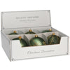 Palline per albero di Natale decorato, in Vetro, color Verde, da Ø 100 mm, 6 pezzi