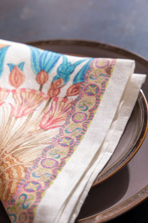 Tessitura Toscana Telerie Set 4 Tovaglioli Papyro