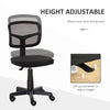 Sedia da Ufficio Ergonomica in Rete Senza Braccioli e Regolabile in Altezza, Nero HN3921-577HN3