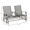 Dondolo da Giardino a Due Posti con Tavolino 81 × 147 × 100cm 84A-011
