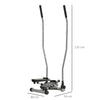 Stepper, Maniglie, Step Fitness con Monitor LCD per Casa e Palestra, Argento TY5A90-281SRTY5