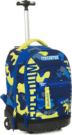 Mitama Star Zaino Con Ruote Trolley Ragazzo Bambina Scuola Elementare