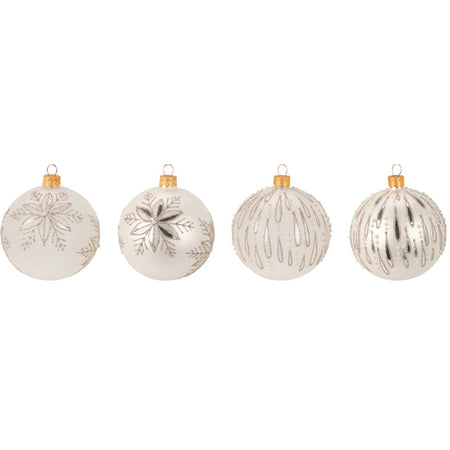 Palline per albero di Natale decorato, in Vetro, da Ø 100 mm, 6 pezzi