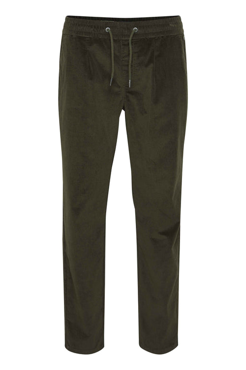 Blend pantaloni a coste verde con elastico 20716615 Pantaloni Blend