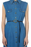 LA FEMME BLANCHE La Femme Blanche - Abito - 451437 - Denim chiaro da donna