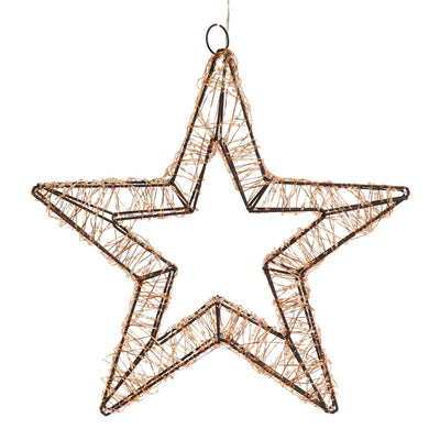 Stella di Natale luminosa a luce calda con effetto Flashled Diamond decorazione natalizia