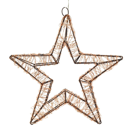 Stella di Natale luminosa a luce calda con effetto "Flashled Diamond" decorazione natalizia