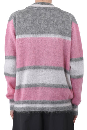 AMARANTO Amaranto - Cardigan - 461287 - Grigio/Rosa da donna