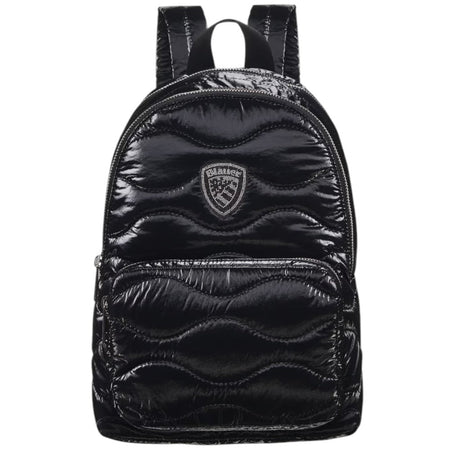 Blauer zaino piccolo nero trapuntato art. F5WAVE03/SOF
