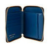 COMME DES GARCONS WALLET Brick Full Zip Around Wallet in Blue da donna