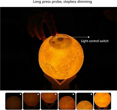 3D Moon Lampada Notturna Luce Umidificatore Aria Aroma Diffusore ambiente purificato Fai da te/Prodotti per la costruzione/Riscaldamento e raffreddamento/Sistemi mobili di climatizzazione/Umidificatori Zencoccostore - Formia, Commerciovirtuoso.it