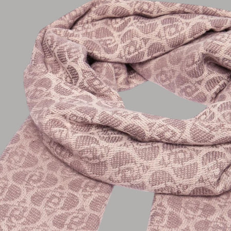 Liu Jo sciarpa taupe con logo monognam 2F5018T0300