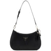 Guess borsa a spalla nera in saffiano NOELLE HWZG9672180BLA