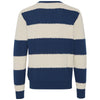 Blend pullover blu beige a righe larghe 20716402 Maglieria Blend
