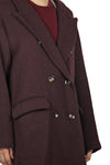 LA FEMME BLANCHE La Femme Blanche - Cappotto - 442128 - Bordeaux da donna