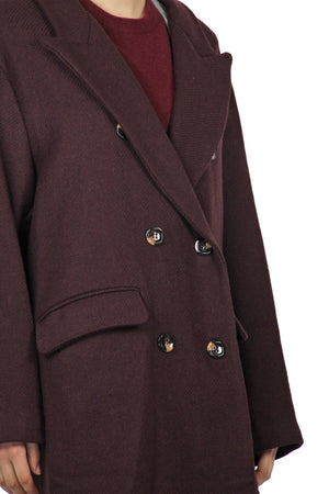 LA FEMME BLANCHE La Femme Blanche - Cappotto - 442128 - Bordeaux da donna