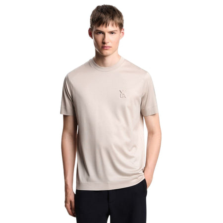 EMPORIO ARMANI t-shirt uomo emporio armani - t-shirt - beige da uomo