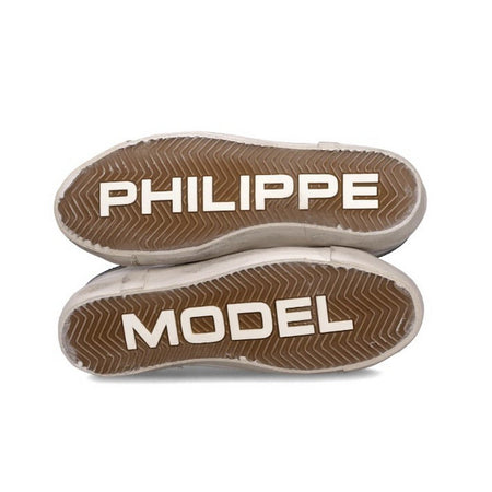 Philippe Model sneaker uomo philippe model - prsx low man - blu elettrico da uomo