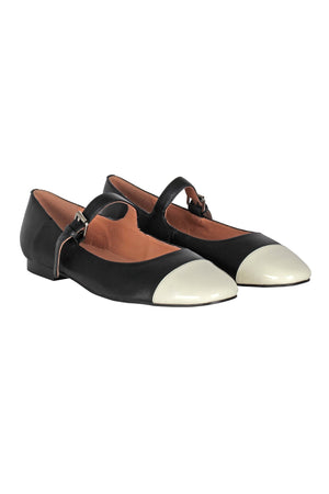 BIBI LOU Bibi Lou - Ballerine - 451289 - Nero/Panna da donna