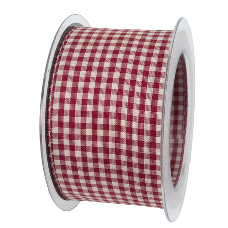 Nastro a quadretti per regali decorazioni e fai da te da 60 mm x 25 metri