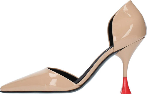 3JUIN-Scarpe-con-Tacco-Beige-da-donna