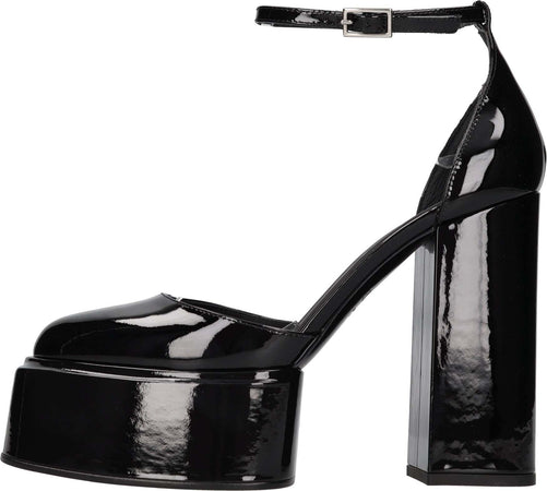 3JUIN-Scarpe-con-Tacco-Nero-da-donna