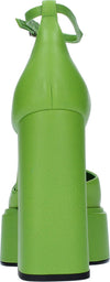 3JUIN-Scarpe-con-Tacco-Verde-da-donna