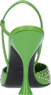 3JUIN-Scarpe-con-Tacco-Verde-da-donna