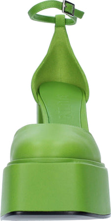 3JUIN-Scarpe-con-Tacco-Verde-da-donna