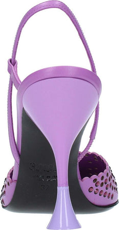 3JUIN-Scarpe-con-Tacco-Viola-da-donna