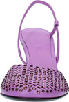 3JUIN-Scarpe-con-Tacco-Viola-da-donna