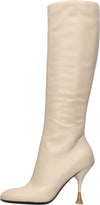3JUIN-Stivali-Beige-da-donna