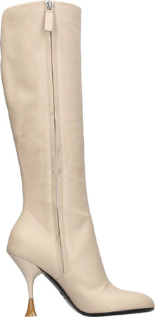 3JUIN-Stivali-Beige-da-donna
