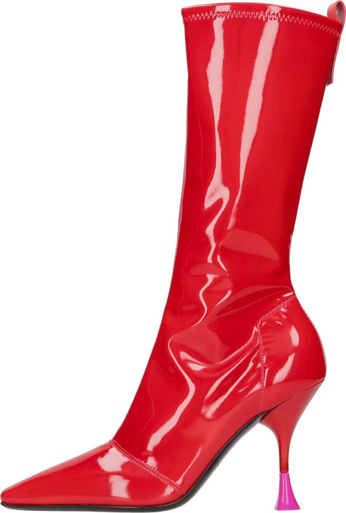 3JUIN-Stivali-Rosso-da-donna