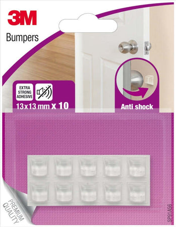 3M---10-PARACOLPI-ADESIVI-ANTI-SHOCK-13x13-MM