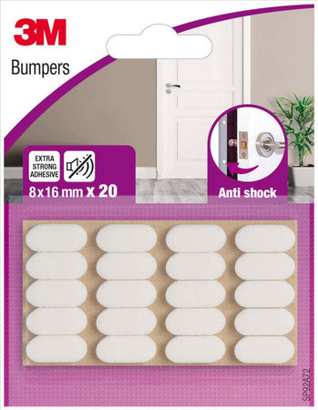 3M---20-PARACOLPI-ADESIVI-ANTI-SHOCK-IN-SCHIUMA-8X16MM