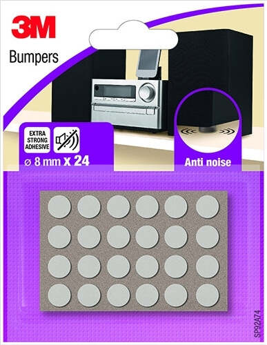 3M---24-PARACOLPI-ADESIVI-ANTIRUMORE-D-8MM