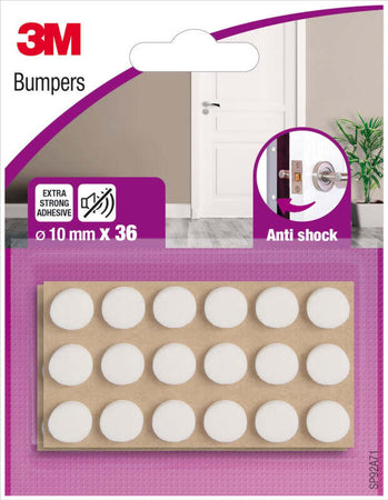 3M---36-PARACOLPI-ADESIVI-ANTI-SHOCK-IN-SCHIUMA-D-10MM***